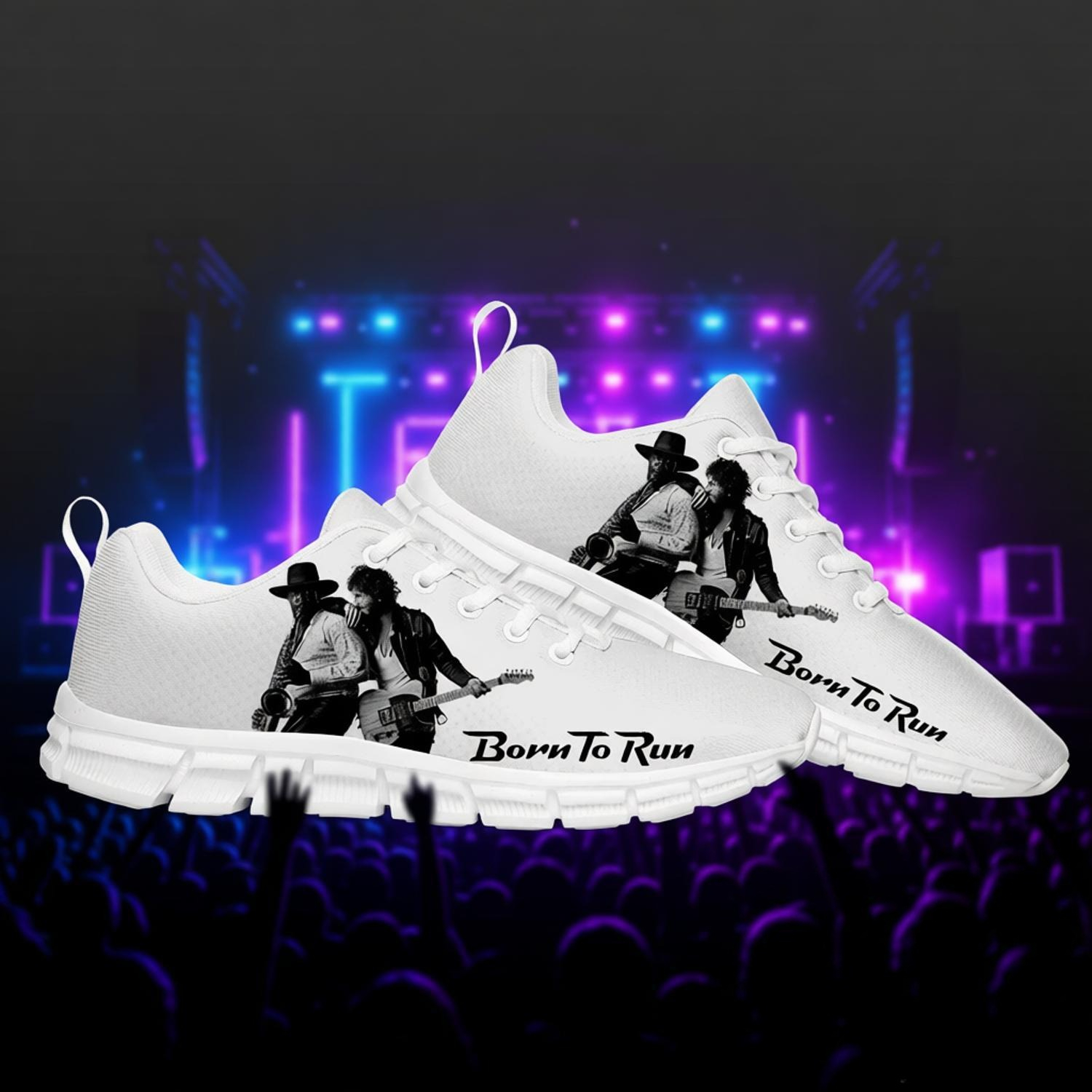 Men'S Fashion Running Shoes - Born To Run Platform Flats Chunky