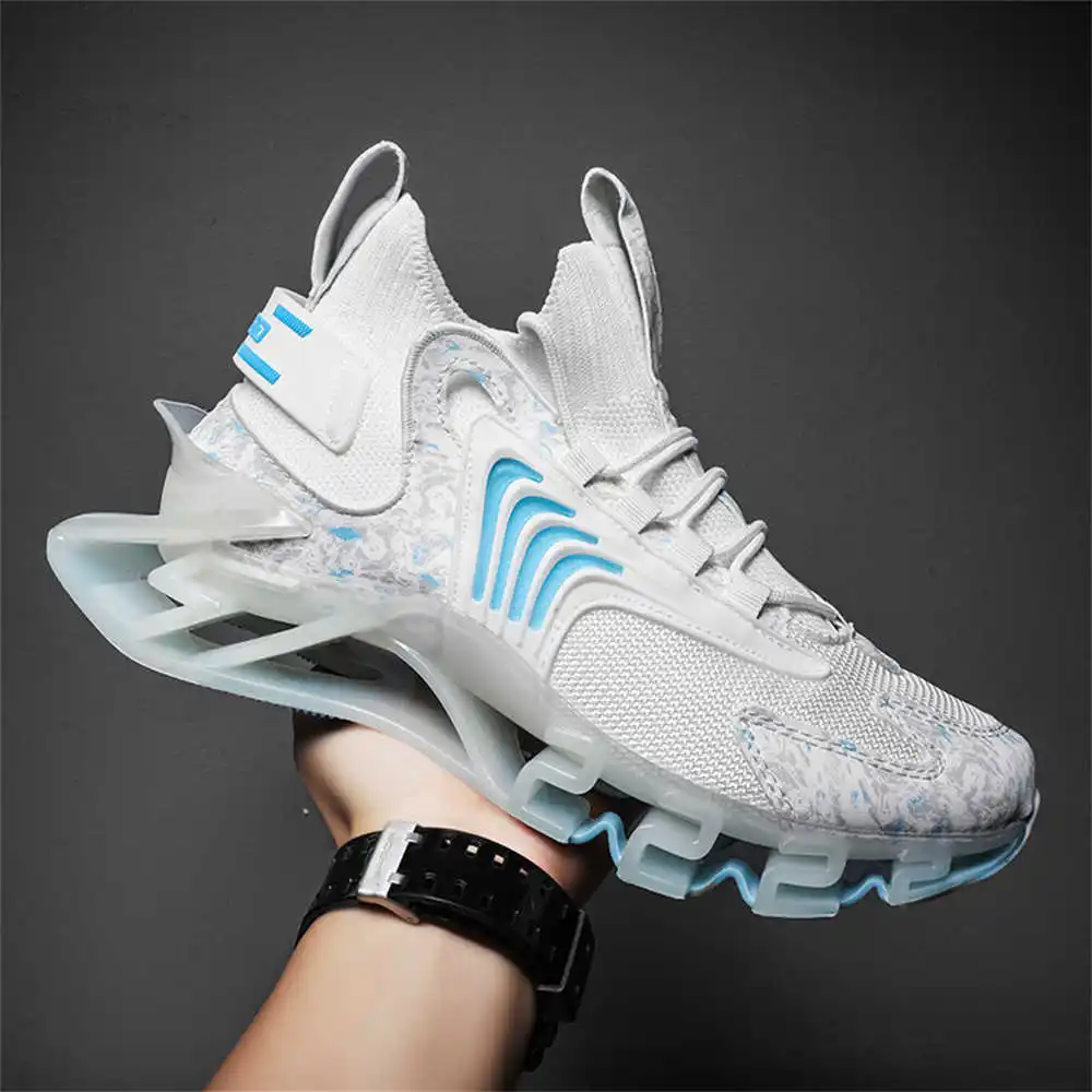 Mens Fashion Young - Blue Slipon Long Pink Boots Light