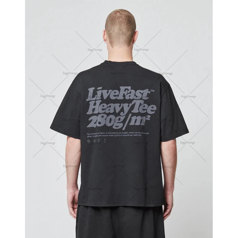 Men'S Fashion Oversized T Shirt - Harajuku Y2K Retro Letter Casual Oversized