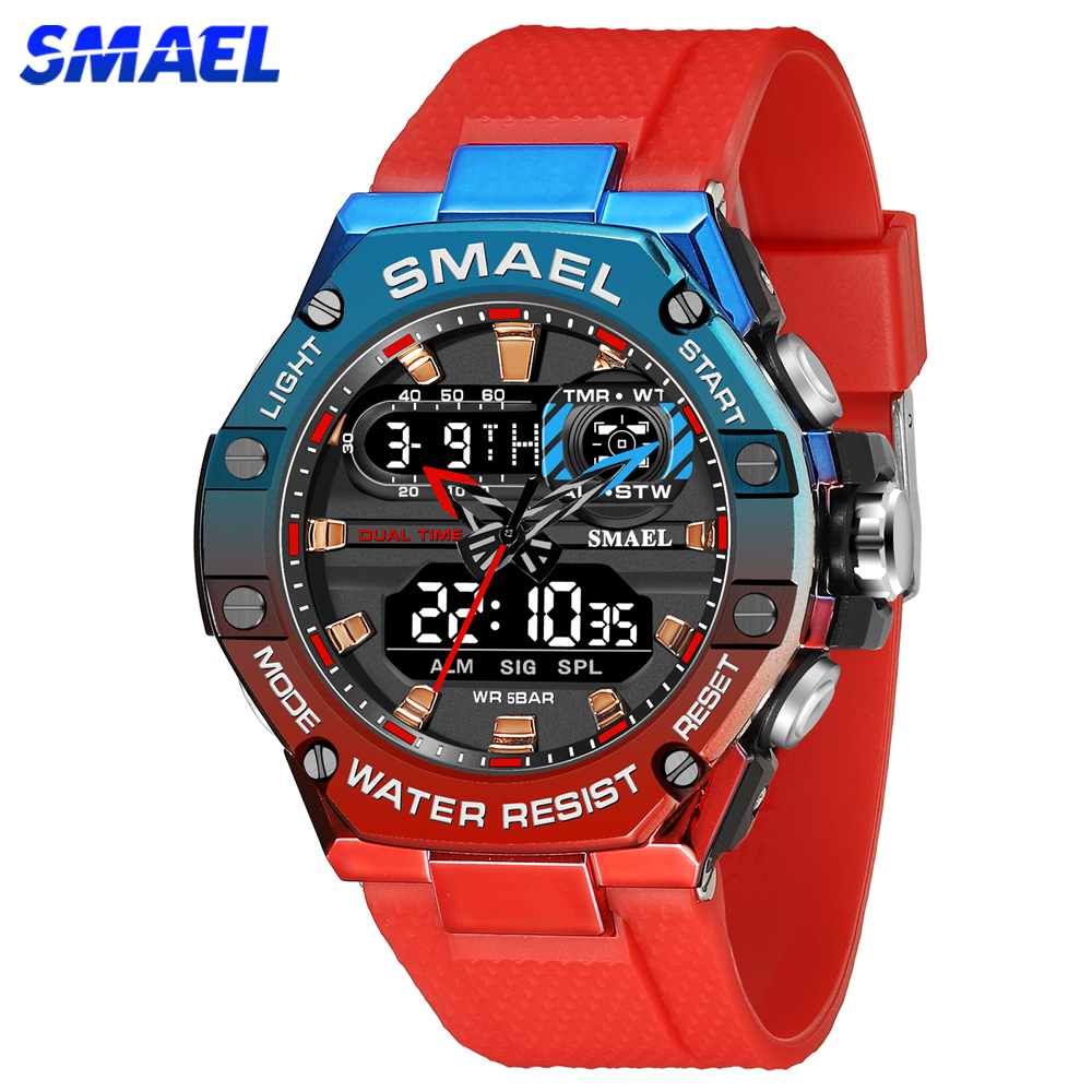 Mens Fashion Young - SMAEL Sport Watch for Man Dual