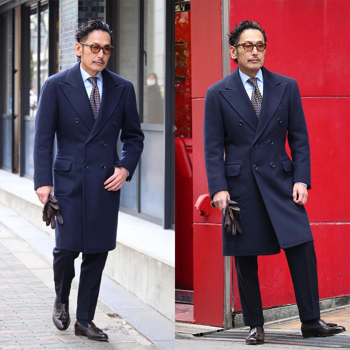 Mens Fashion Trajes - Fashion Woolen Men Coat One Piece