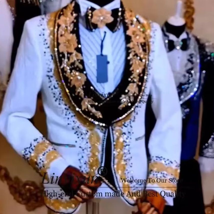Mens Fashion Trajes - Elegance Design Diamond Mens Suits Customized