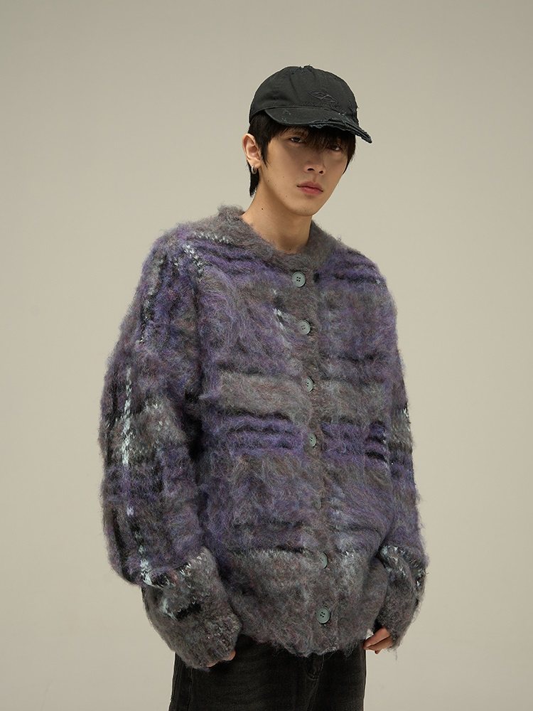 Mens Fashion Style Images - Fur Collar Pullovers Blancos Mens Embroidered