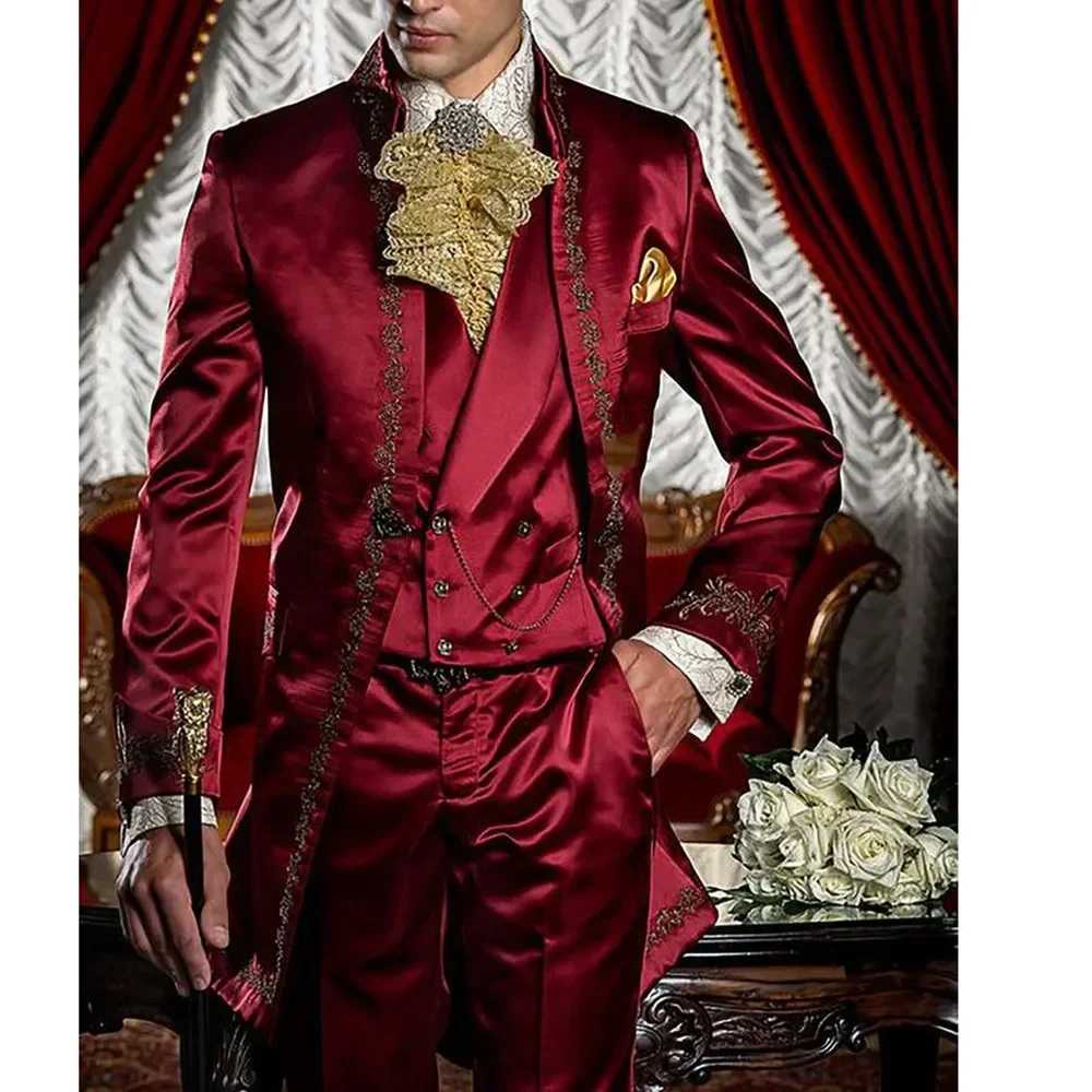Mens Fashion Trajes - Men Suit For Wedding Jacket Pants