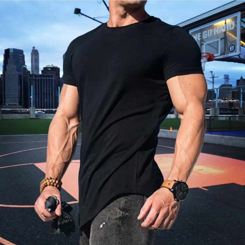Muscle Tee Workout - Muscle Fitness T-shirt Summer Men's T-shirts