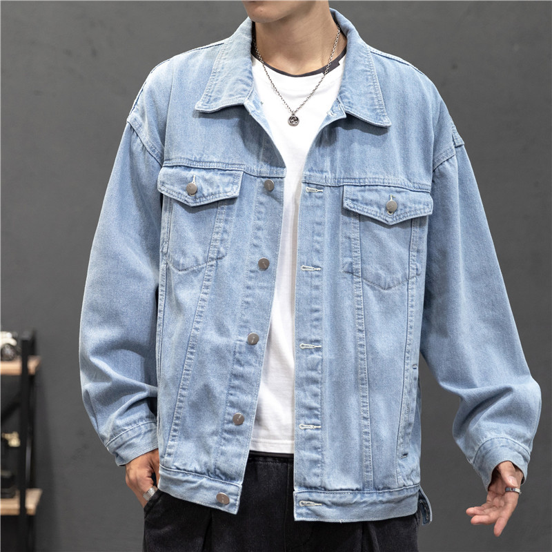 New Denim Jacket Men Vintage J – Mens Fashion Bomber Jacket recenzja i cena