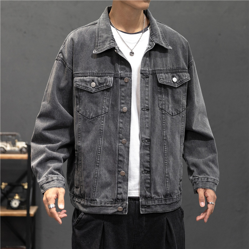 New Denim Jacket Men Vintage J – Mens Fashion Bomber Jacket recenzja i cena