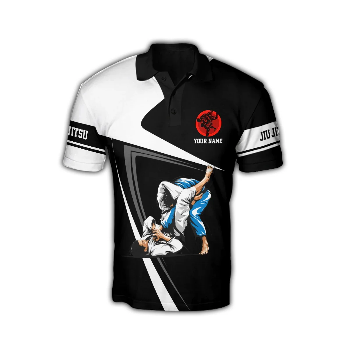 Customized Name Jiu Jitsu 3D A – Men'S Fashion Names recenzja i cena