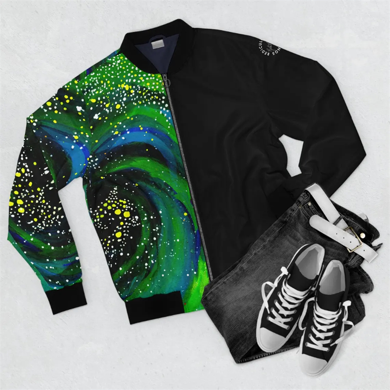Harajuku Y2K Zipper Golf Coat  – Mens Fashion Bomber Jacket recenzja i cena