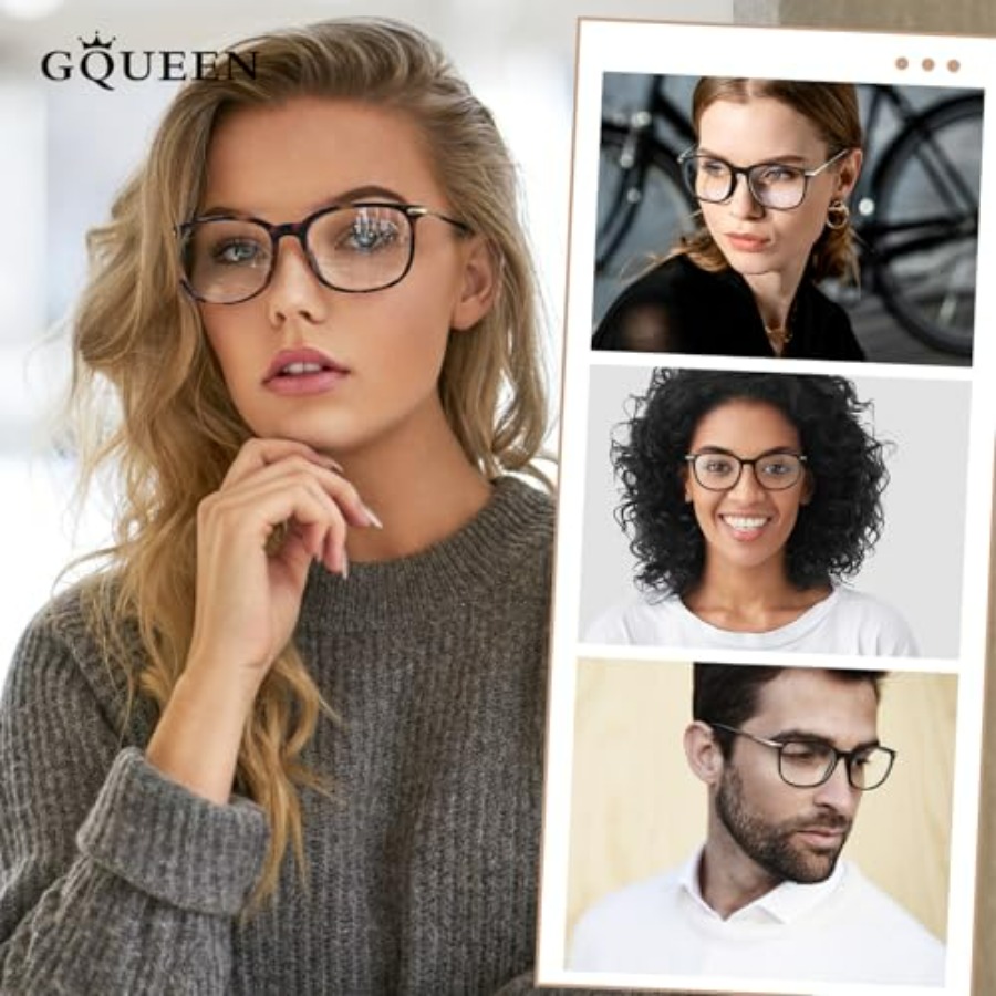 GQUEEN Fashion Fake Glasses No – Men'S Fashion Non Prescription Glasses recenzja i cena