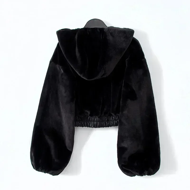 Autumn Winter Faux Rabbit Fur  – Mens Fashion Bomber Jacket recenzja i cena