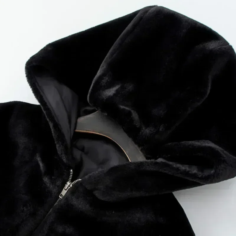 Autumn Winter Faux Rabbit Fur  – Mens Fashion Bomber Jacket recenzja i cena