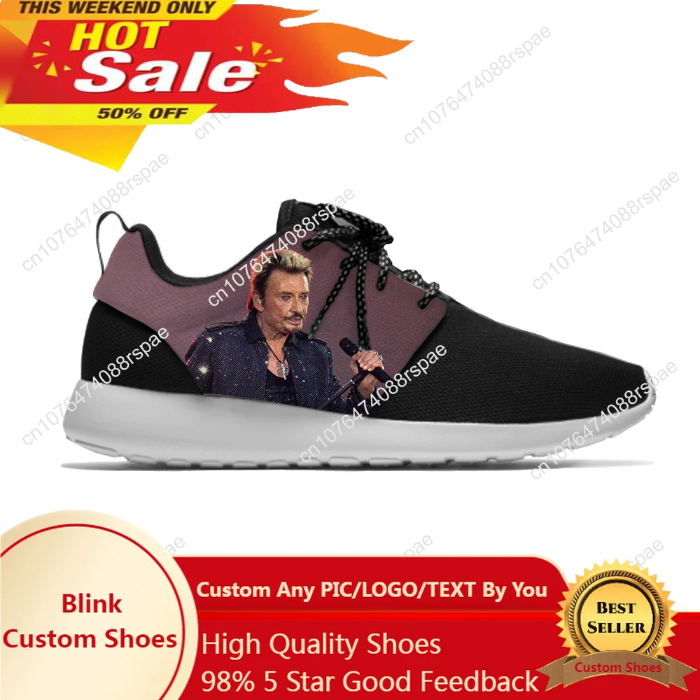 Rock Star Johnny Hallyday Musi – Men'S Fashion Running Shoes recenzja i cena