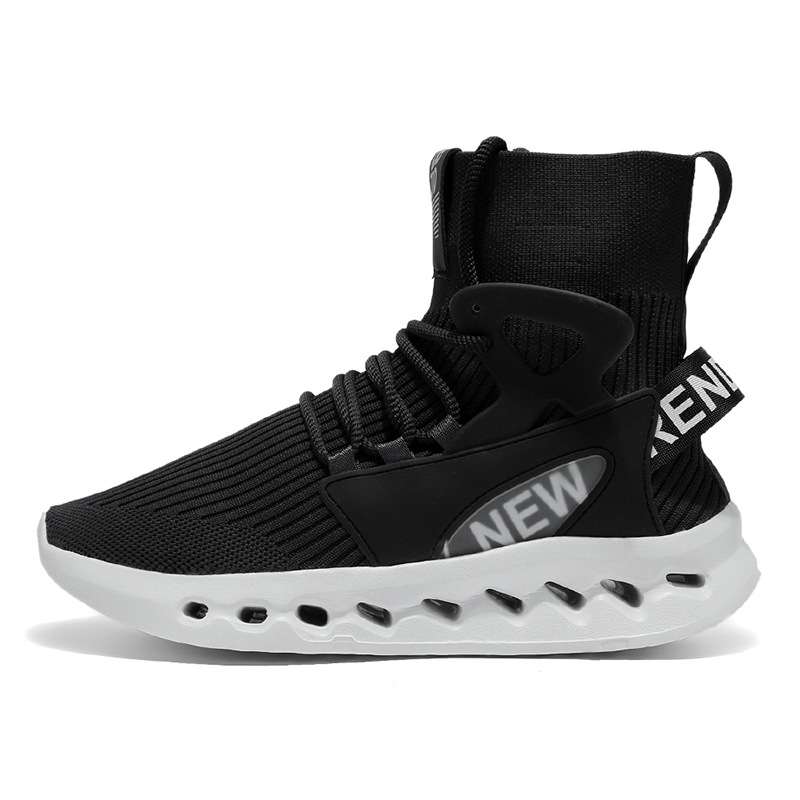Trendy Men High Top Sock Shoes – Men'S Fashion Running Shoes recenzja i cena