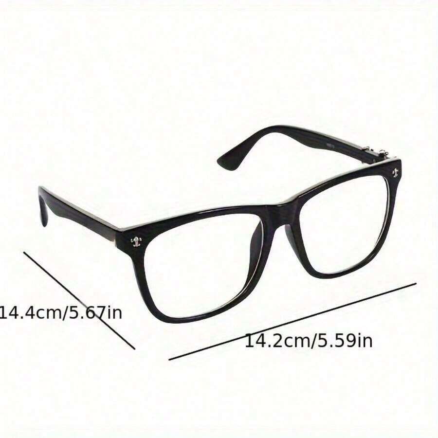 Vintage Square Frame Fashion G – Men'S Fashion Non Prescription Glasses recenzja i cena
