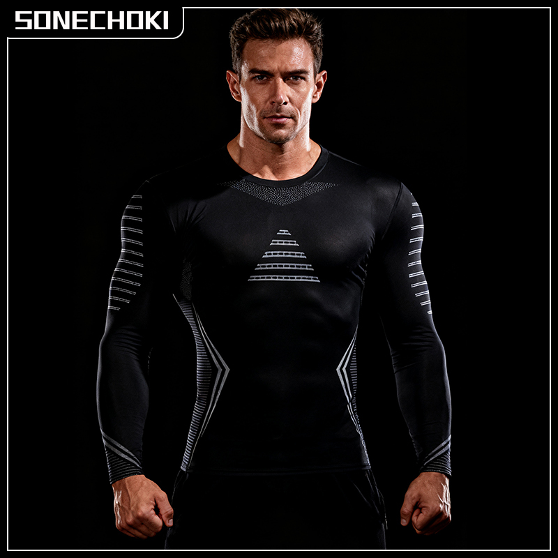 Compression Running Shirt Men  – Muscle Tee Workout recenzja i cena