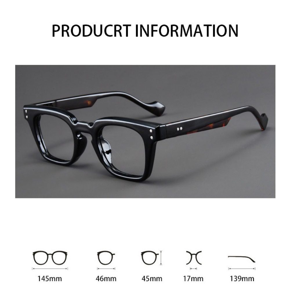 New Large-frame Eyeglasses Fas – Men'S Fashion Non Prescription Glasses recenzja i cena