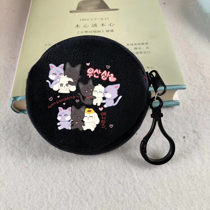 Kpop ATEEZ Idol Coin Purses Ke – Men'S Fashion Bag recenzja i cena