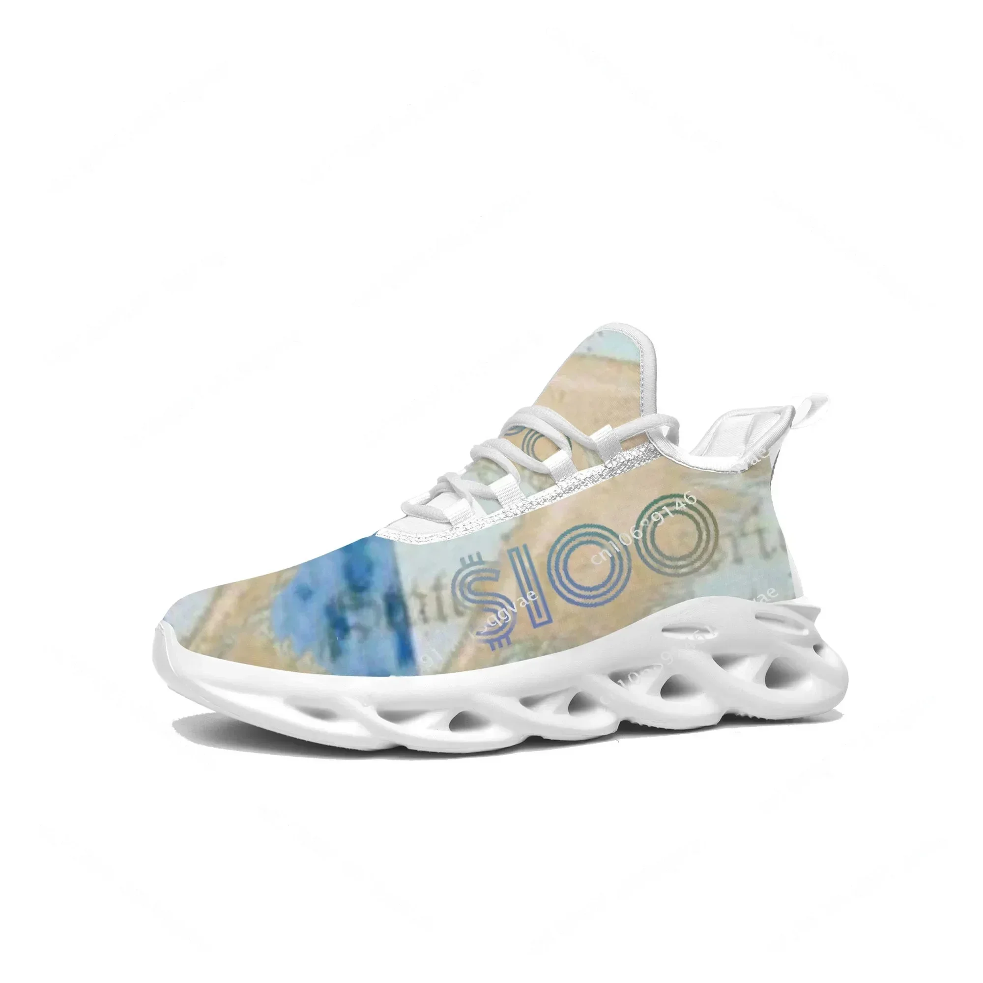Dollar Printed Flats Sneakers  – Men'S Fashion Running Shoes recenzja i cena