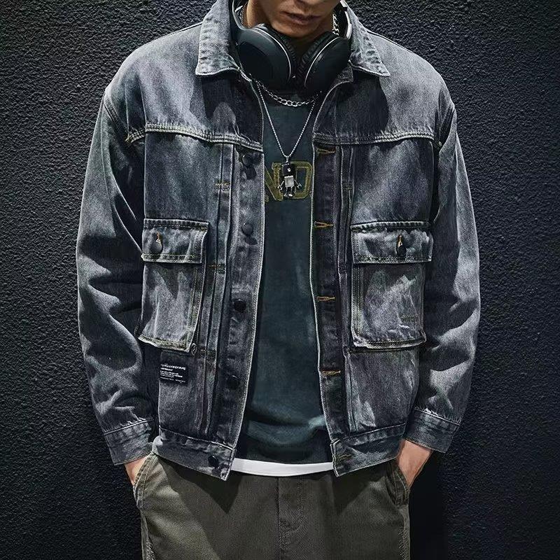 High Quality Men's Denim Jacke – Mens Fashion Denim Jacket recenzja i cena