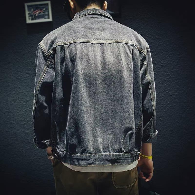 High Quality Men's Denim Jacke – Mens Fashion Denim Jacket recenzja i cena