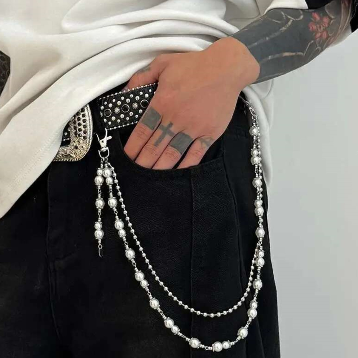 Salircon Punk Multilayer Imita – Men'S Fashion Bag recenzja i cena