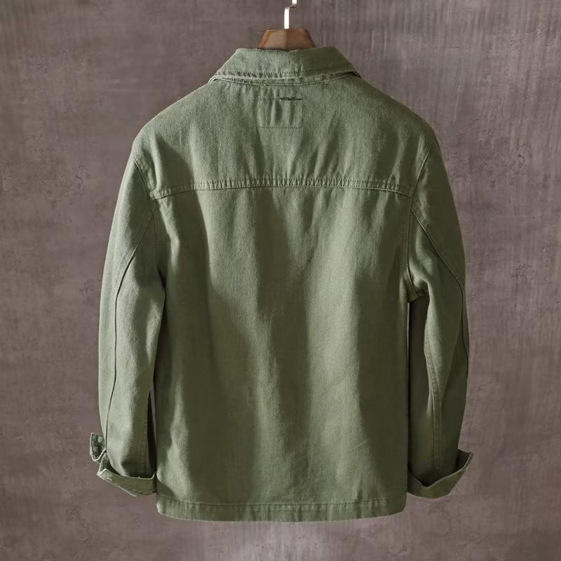 Spring and Autumn New Men's Fa – Mens Fashion Denim Jacket recenzja i cena