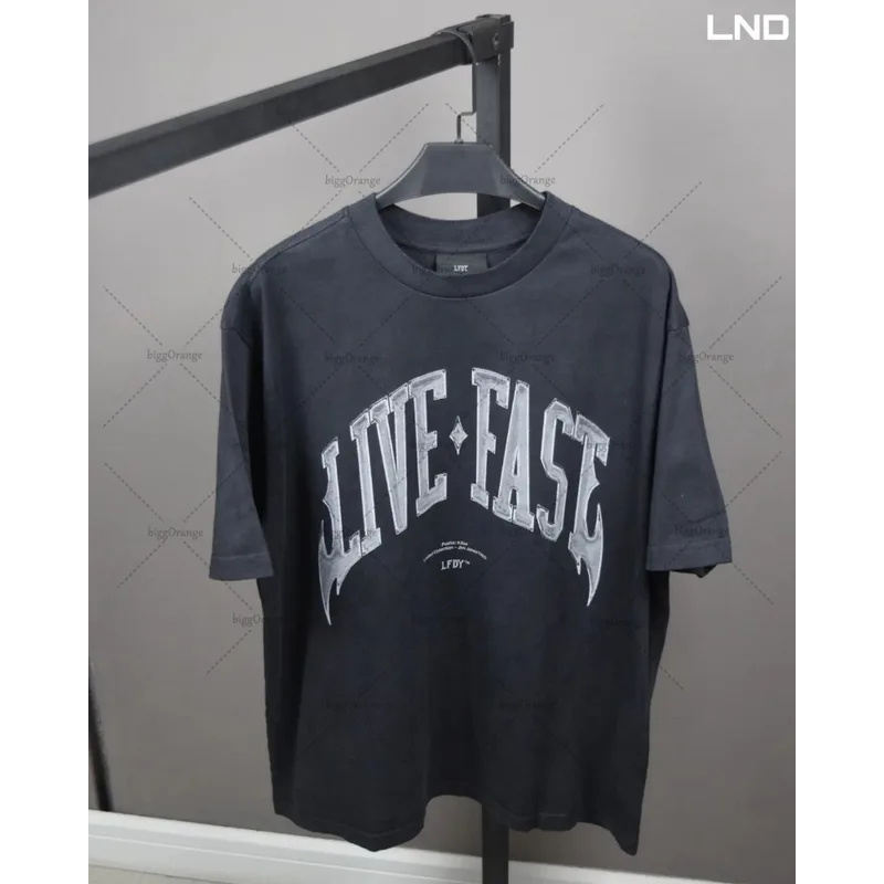 Harajuku Y2K Retro Letter Casu – Men'S Fashion Oversized T Shirt recenzja i cena