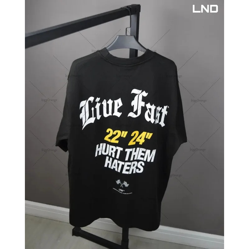 Harajuku Y2K Retro Letter Casu – Men'S Fashion Oversized T Shirt recenzja i cena