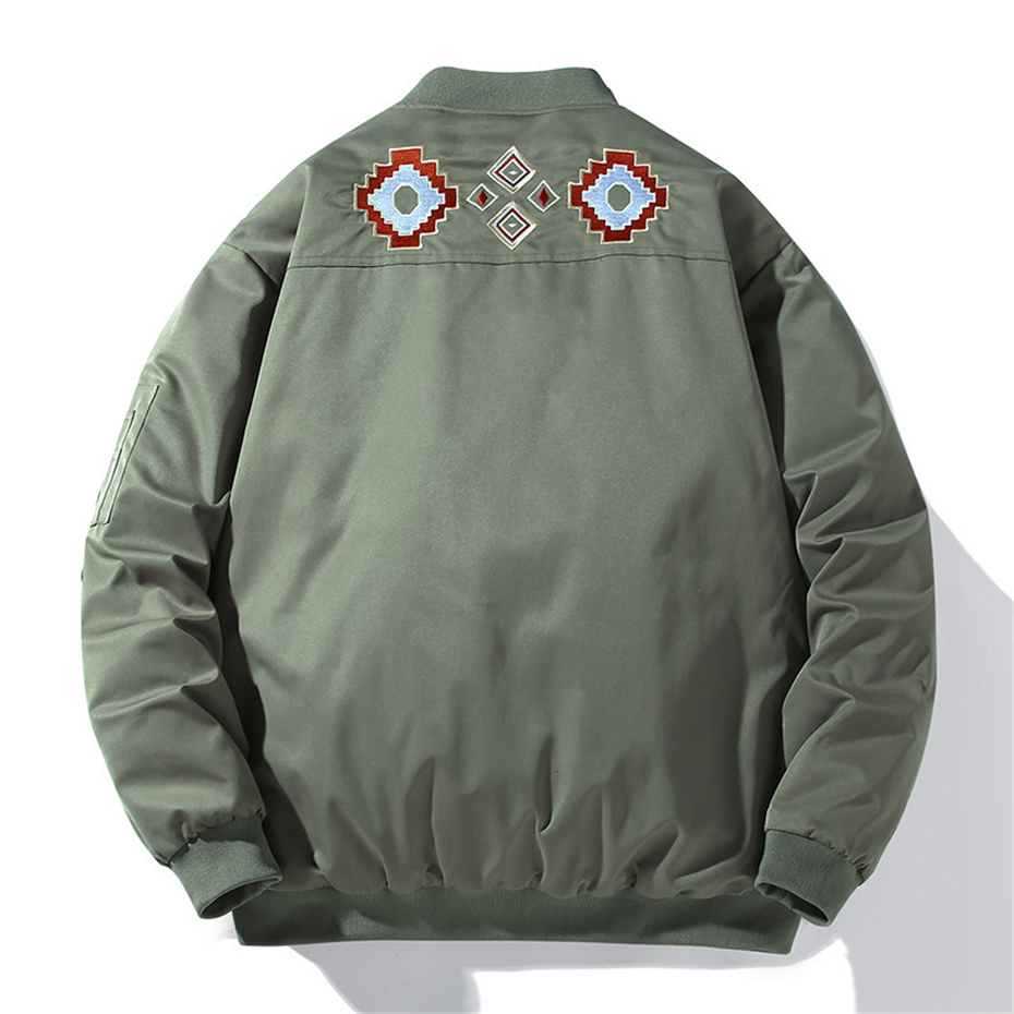 Thick Baseball Jacket Men Wint – Mens Fashion Bomber Jacket recenzja i cena