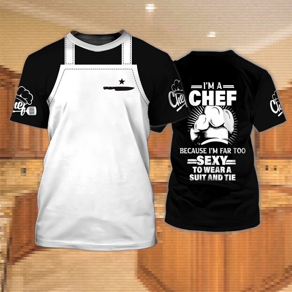 HipHop Chef Uniform Fashion Tr – Men'S Fashion Oversized T Shirt recenzja i cena