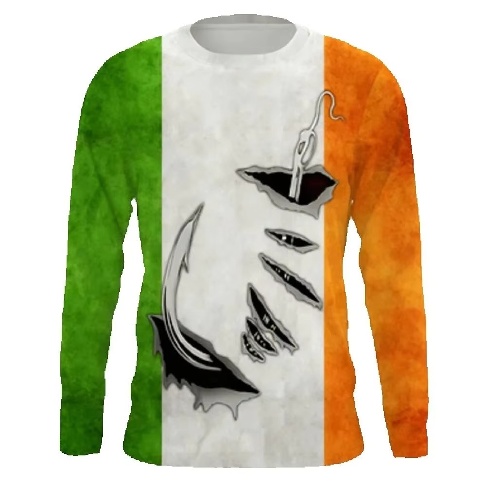 Fashionable Bass Pattern Crew  – Men'S Fashion Usa recenzja i cena