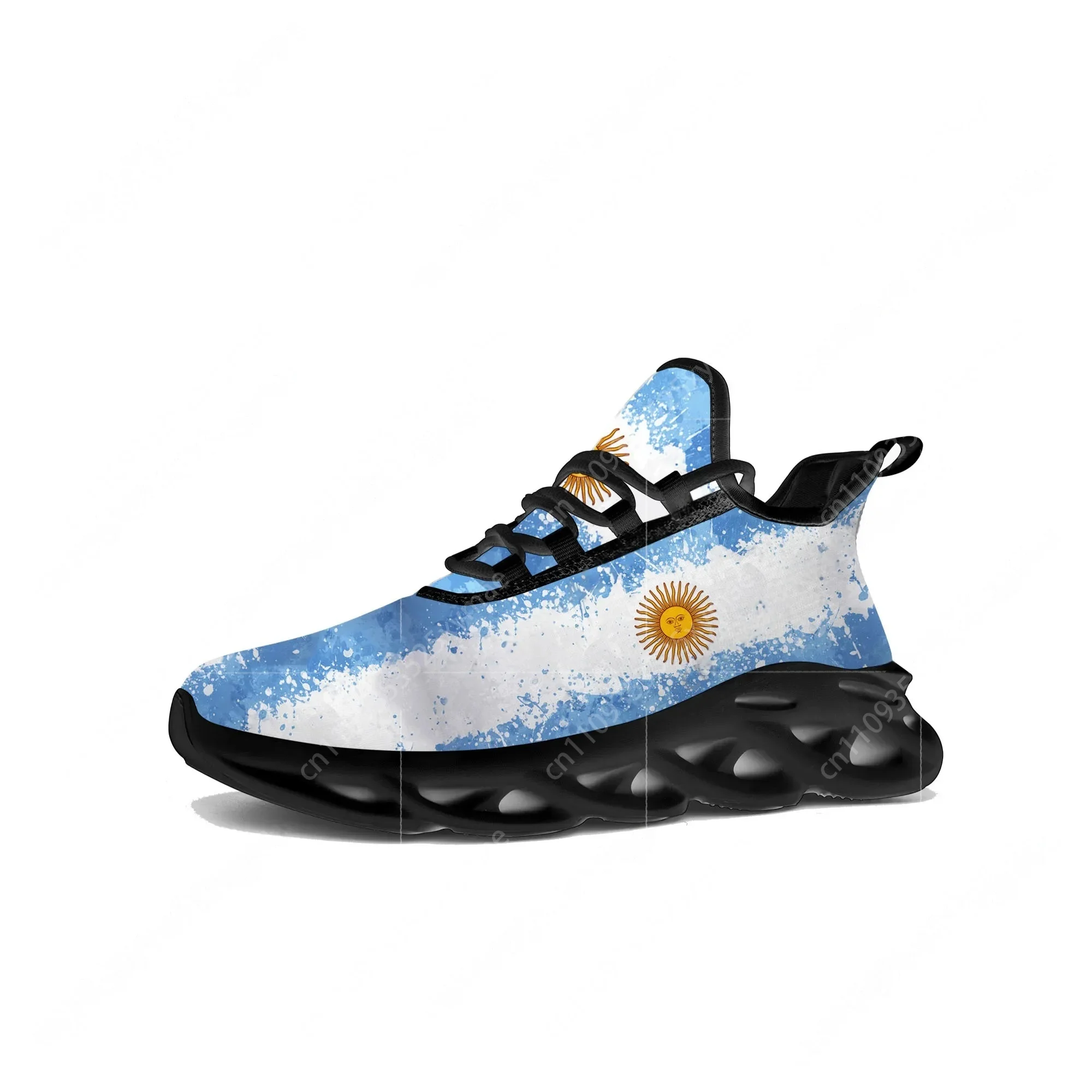 Argentine Flag Flats Sneakers  – Men'S Fashion Running Shoes recenzja i cena