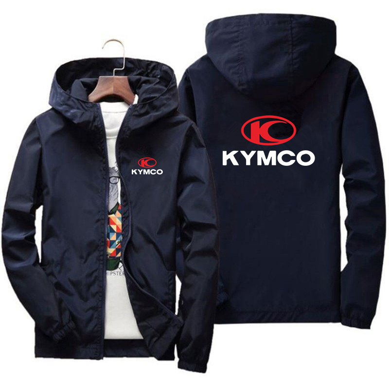 Spring Summer KYMCO Bomber Jac – Mens Fashion Bomber Jacket recenzja i cena