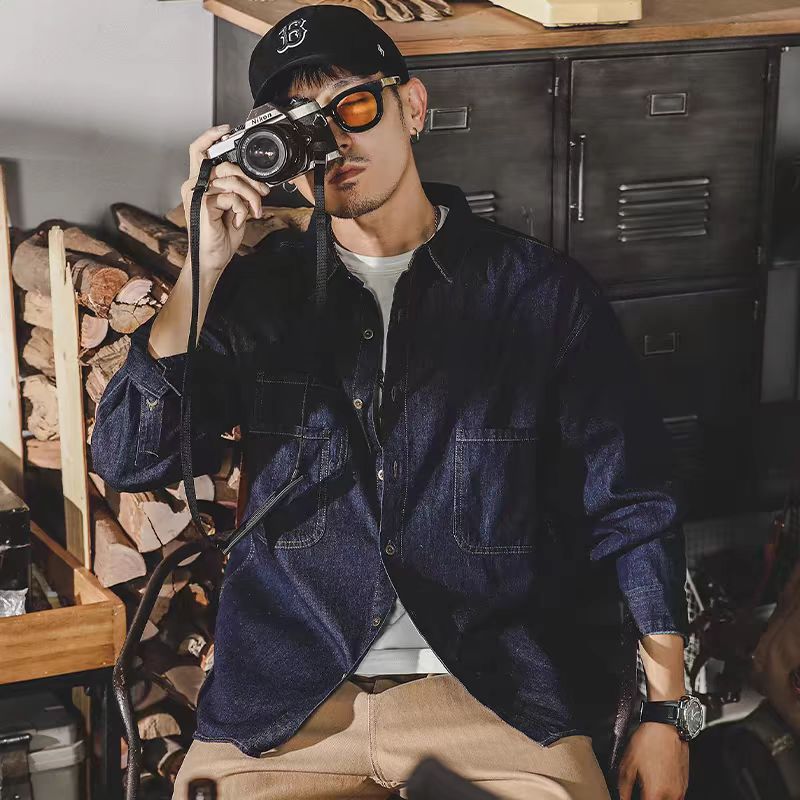 Mens American Retro Denim Jack – Mens Fashion Denim Jacket recenzja i cena