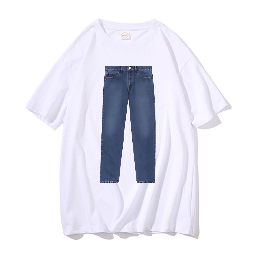 Funny Jeans Joke Meme Tshirt M – Jeans Shirt Fashion For Men recenzja i cena