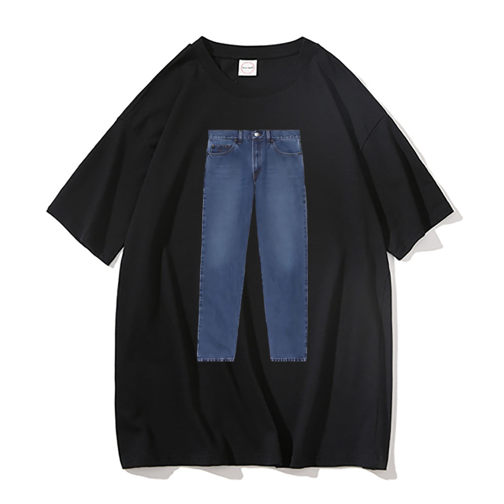 Funny Jeans Joke Meme Tshirt M – Jeans Shirt Fashion For Men recenzja i cena