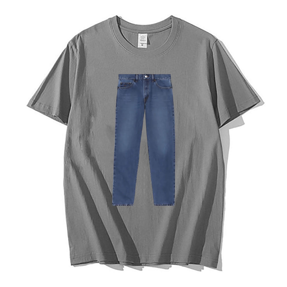 Funny Jeans Joke Meme Tshirt M – Jeans Shirt Fashion For Men recenzja i cena