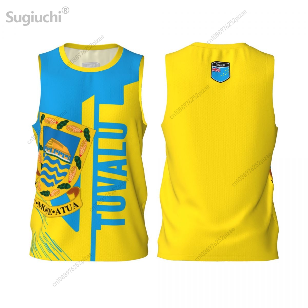 Custom Name Number Tuvalu 3D F – Men'S Fashion Names recenzja i cena