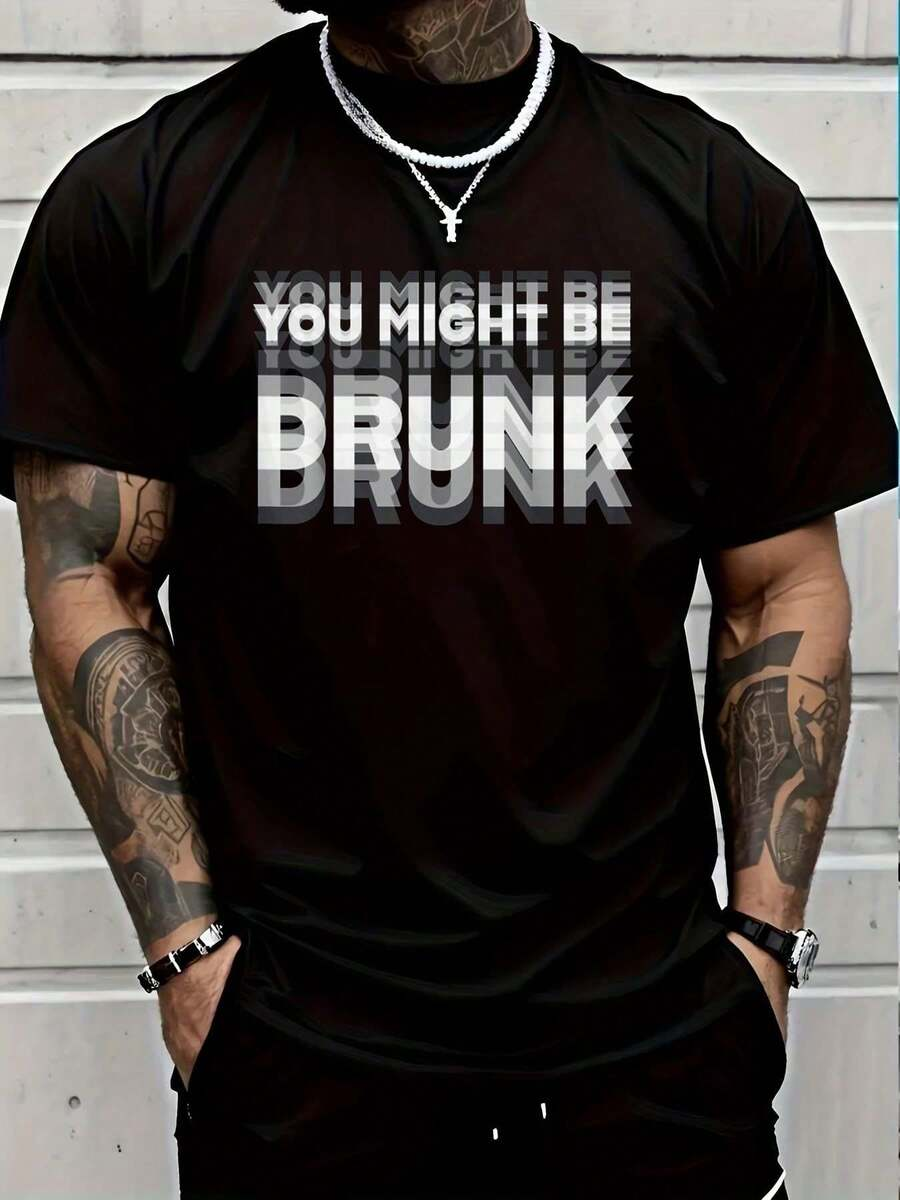 Men's Fun Double Image Design  – Mens Fashion Style Images recenzja i cena