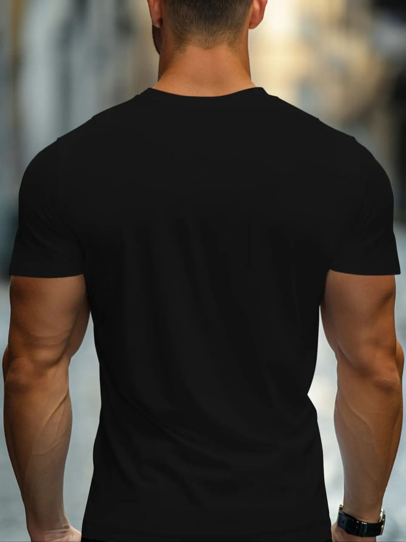 Men's Fun Double Image Design  – Mens Fashion Style Images recenzja i cena