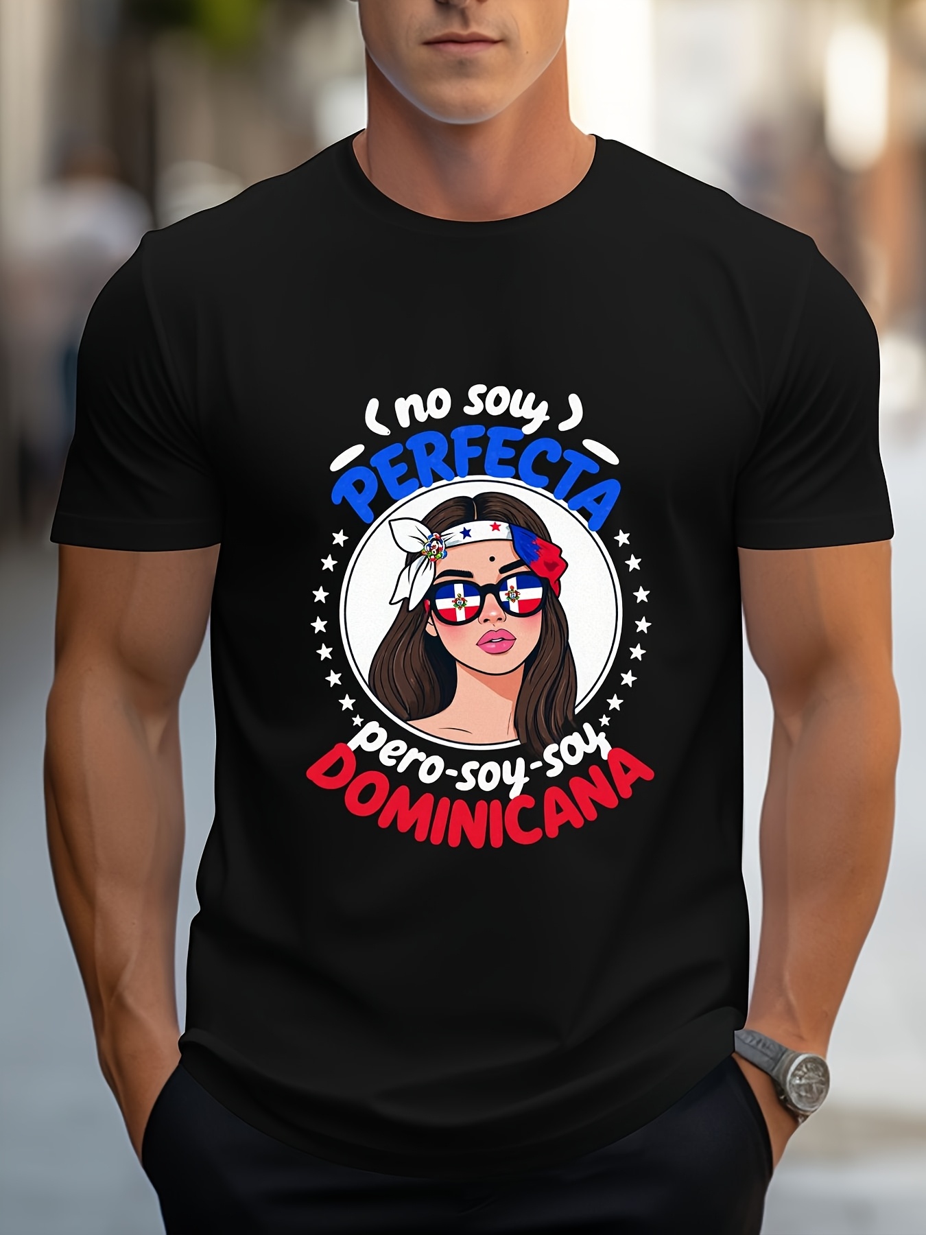 2026 Men'S Patterned Tee, Blac – Mens Fashion Style Images recenzja i cena