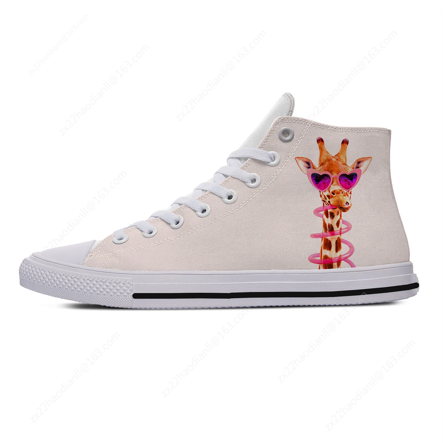 Giraffe Animal High Top Sneake – Men'S Fashion Running Shoes recenzja i cena