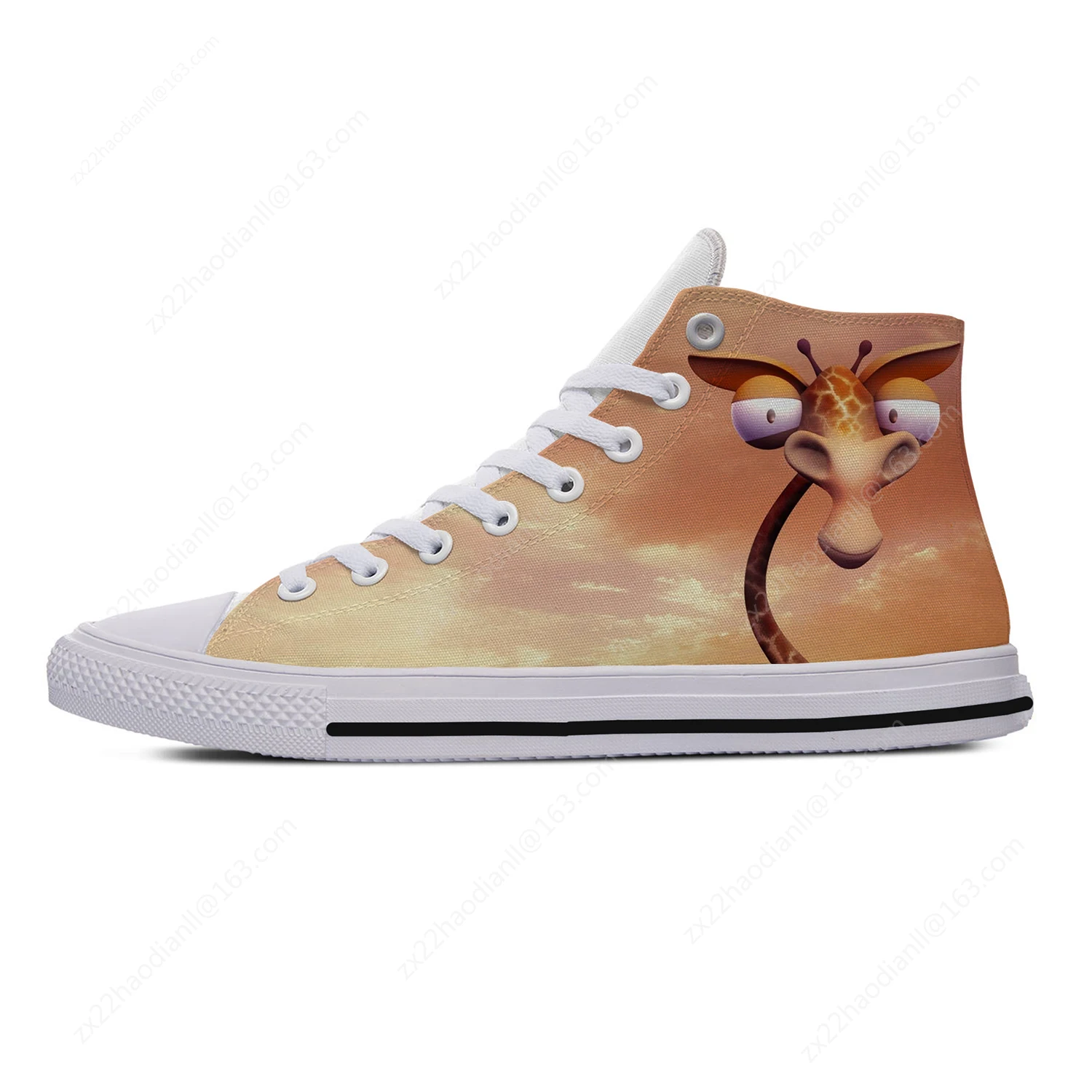 Giraffe Animal High Top Sneake – Men'S Fashion Running Shoes recenzja i cena