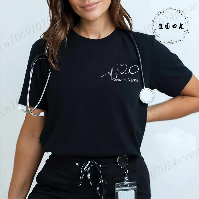 Custom Name Nurse Shirt Stetho – Men'S Fashion Names recenzja i cena