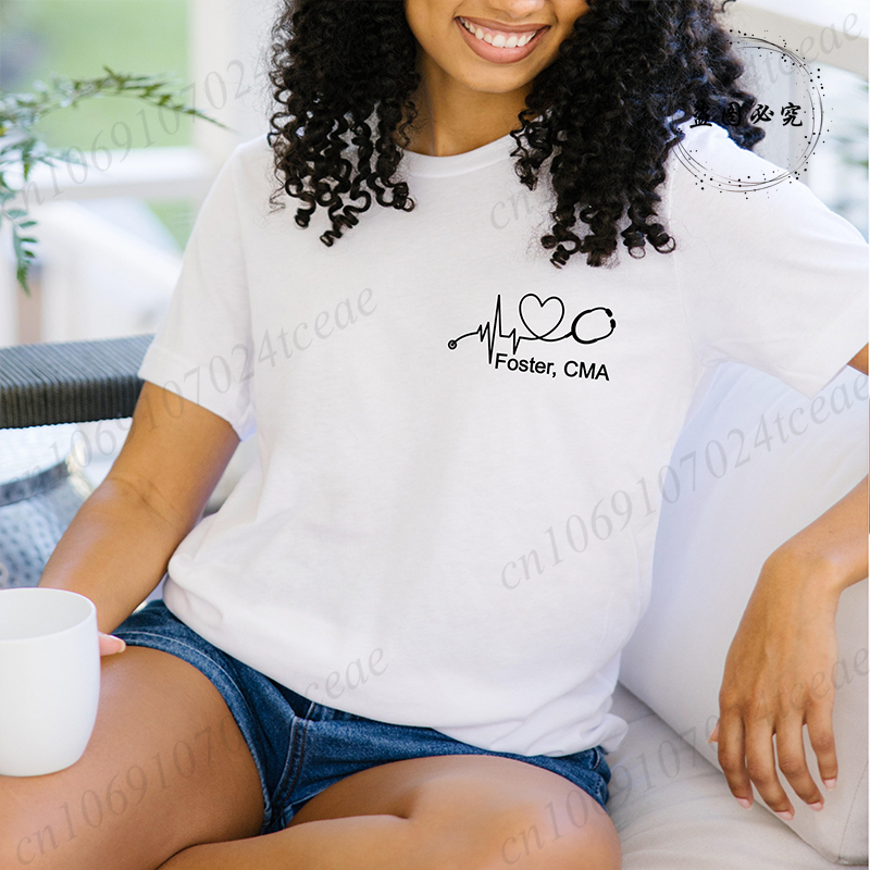 Custom Name Nurse Shirt Stetho – Men'S Fashion Names recenzja i cena