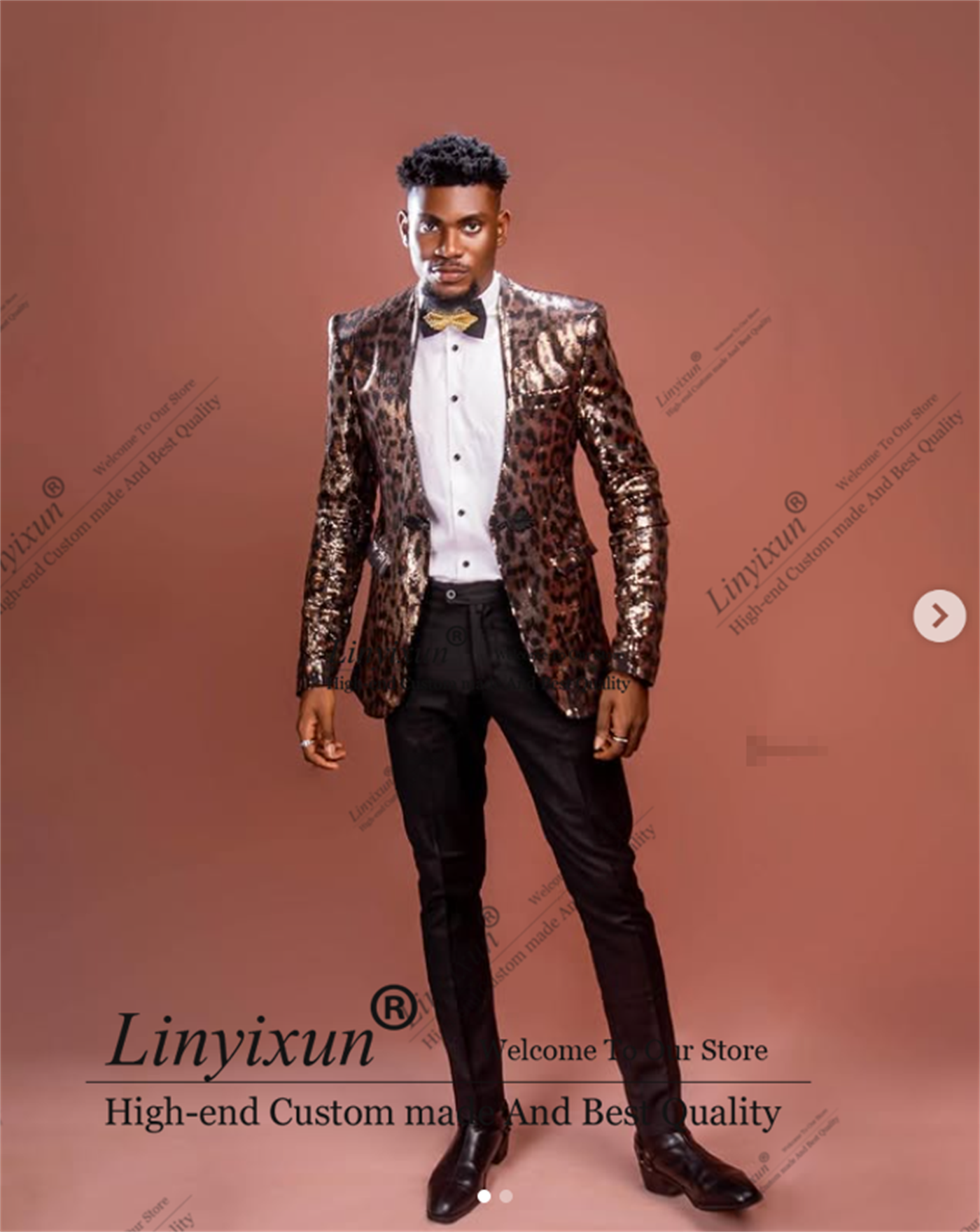 Fashion Sequin Men Suits Glitt – Mens Fashion Trajes recenzja i cena