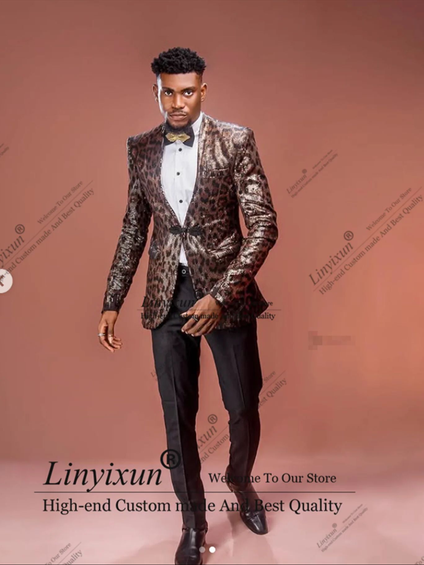 Fashion Sequin Men Suits Glitt – Mens Fashion Trajes recenzja i cena