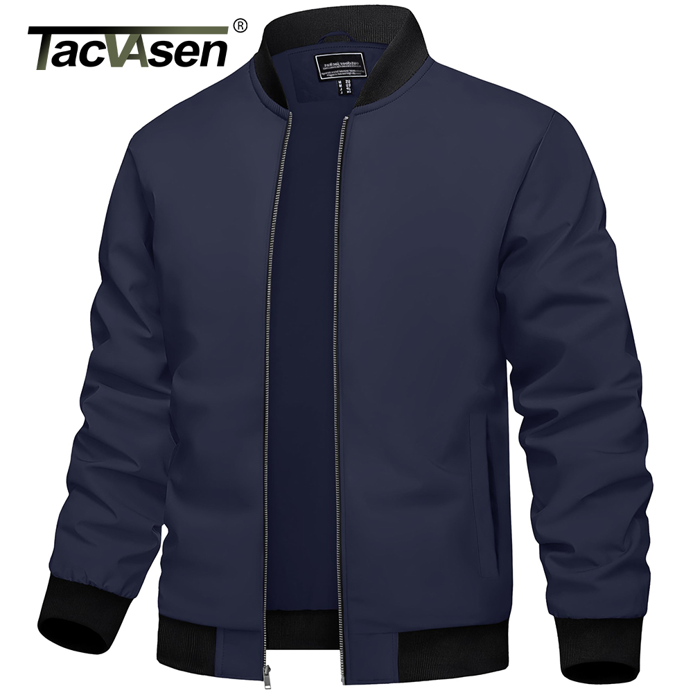 TACVASEN Men's Varsity Jacket  – Mens Fashion Bomber Jacket recenzja i cena