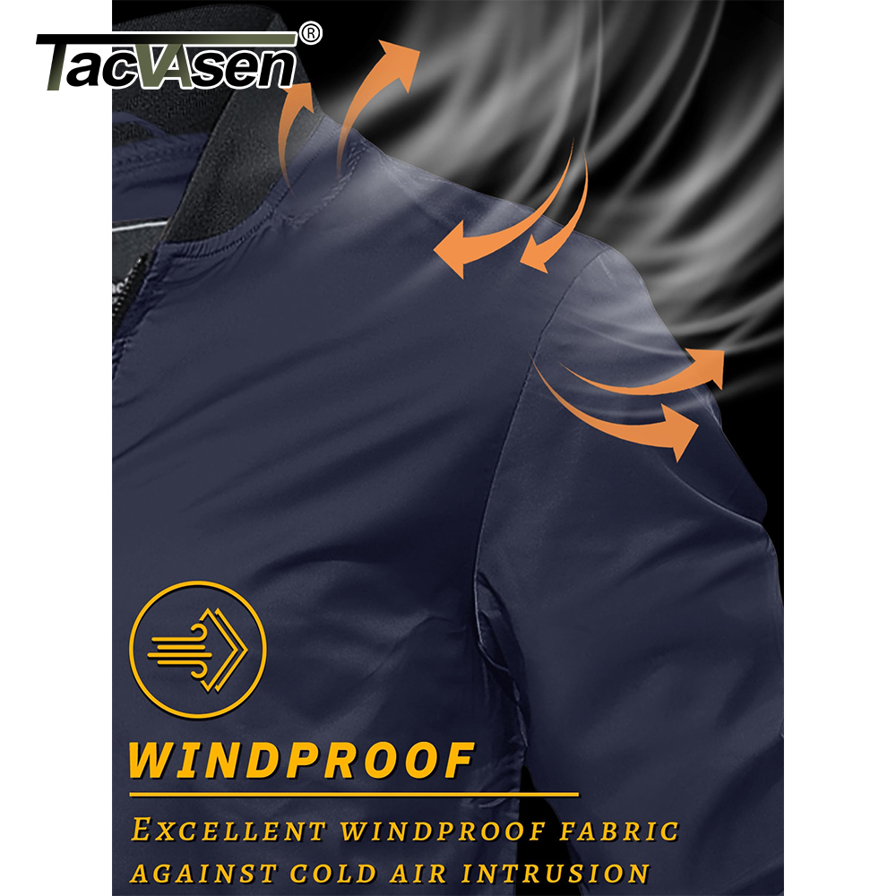 TACVASEN Men's Varsity Jacket  – Mens Fashion Bomber Jacket recenzja i cena